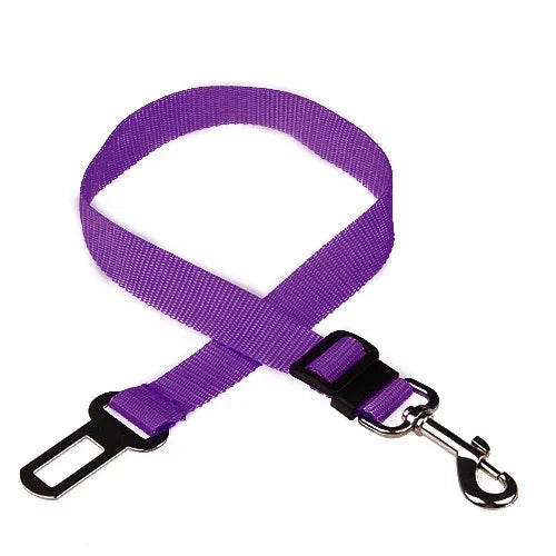 Pet Car Seat Belt Harness – Adjustable Safety Clip for Dogs & Cats - BIG FRENCHIES