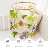 Baby Crib Mobile Rattle Toy Forest Animal Bed Bell