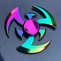 Metal Rainbow Fidget Spinner – Colorful EDC Hand Spinner Toy for Kids & Adults | Anti-Anxiety Stress Relief Finger Spinner Gift