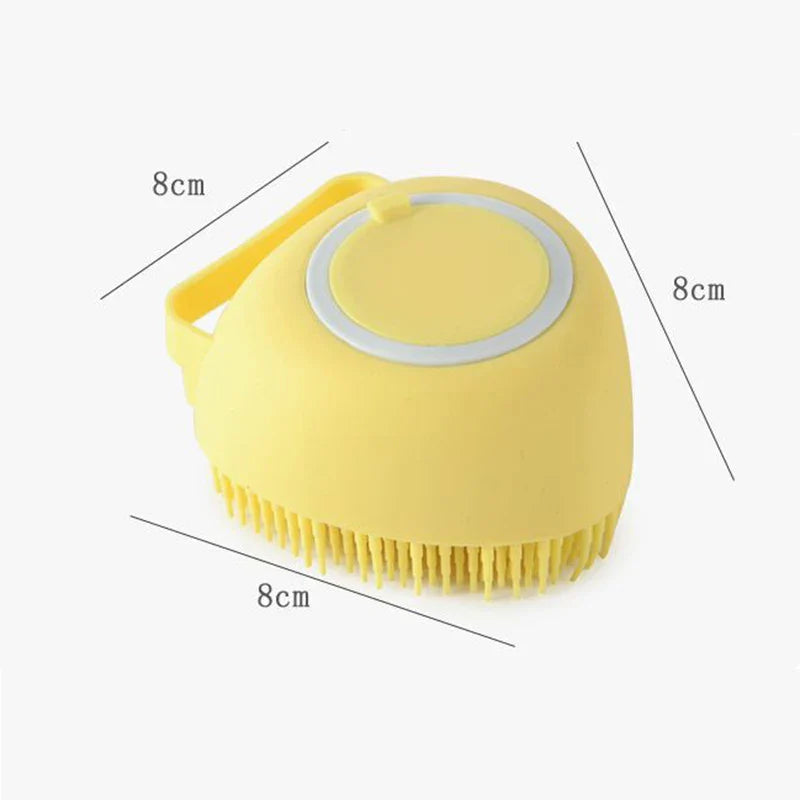 Dog & Cat Bath Massage Brush – Soft Silicone Pet Accessories Tools - BIG FRENCHIES