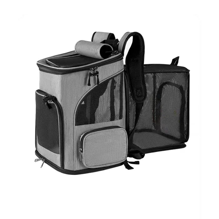 Expandable Pet Carrier Backpack – Travel Bag - BIG FRENCHIES