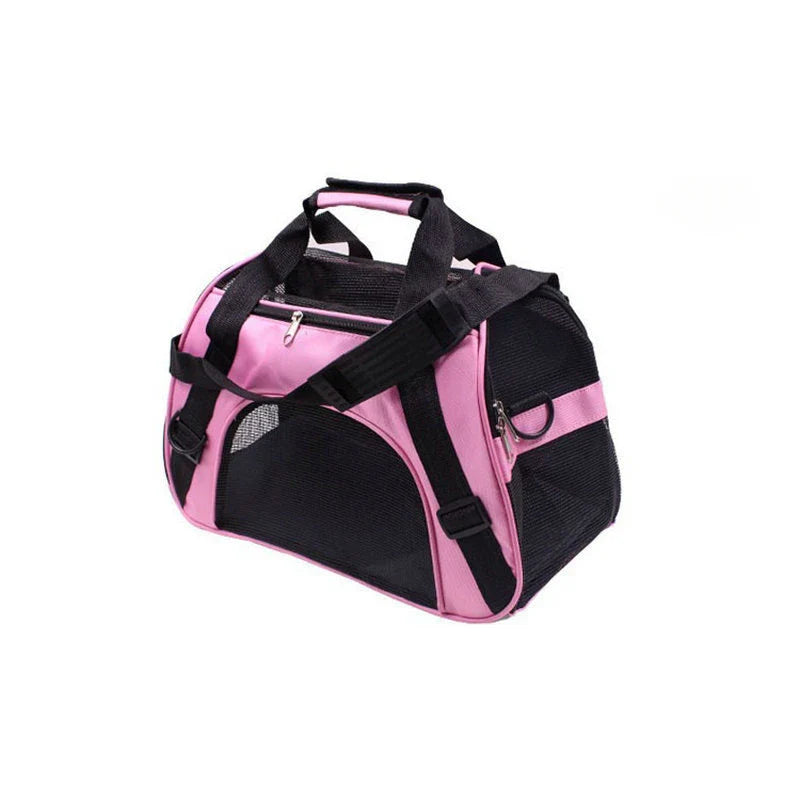 Portable Dog & Cat Travel Carrier – Breathable Mesh Pet Handbag - BIG FRENCHIES