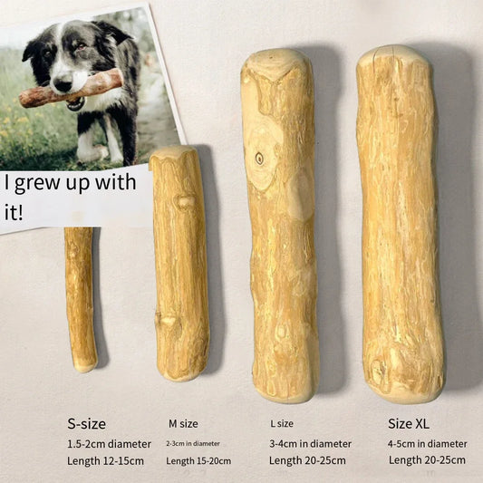 Coffee Wooden Dog Chew Stick – Tooth Pressure Relief Toy - BIG FRENCHIES