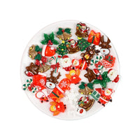 50pcs Christmas Resin Flatbacks for DIY Crafts & Jewelry Making - BIG FRENCHIES