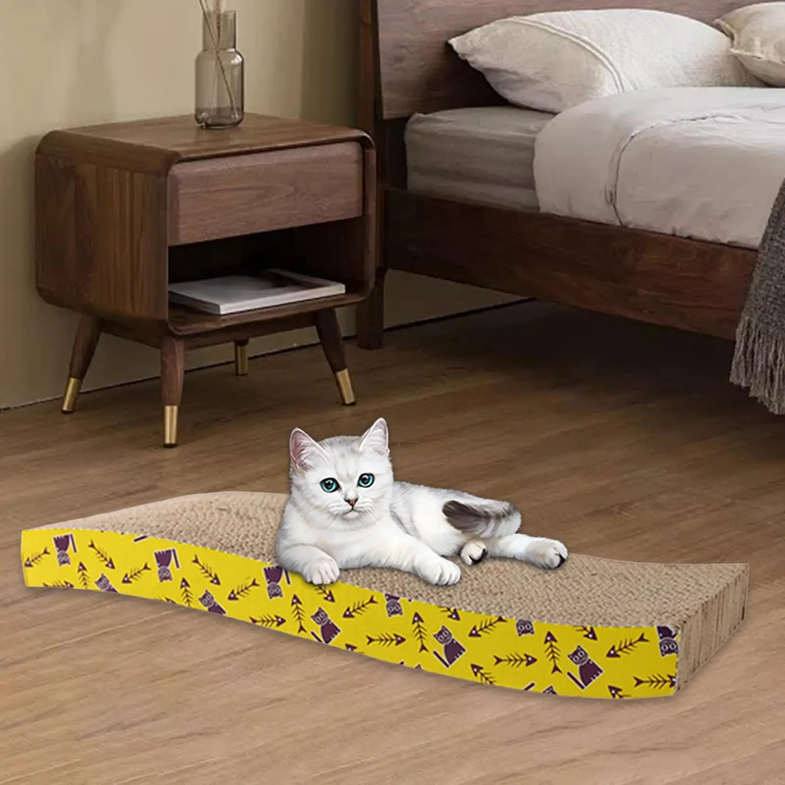 Cat Scratching Board Bed – Cardboard Scratch Pad & Nest for Cats - BIG FRENCHIES