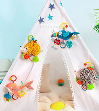 Soft Infant Crib Stroller Mobile Hanging Rattle Toy