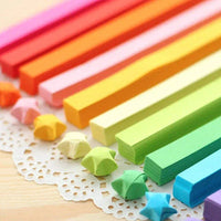 Lucky Star Origami Paper Strips Set – 540 Sheets, 27 Colors - BIG FRENCHIES