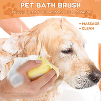 Pet Bathing Brush with Shampoo Dispenser - BIG FRENCHIES