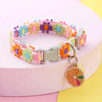 Colorful Pet Collar With Bell for Cats & Small Dogs