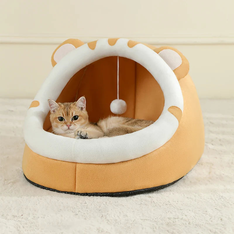 Cat Cave Bed – Washable Cat Bed & Cozy Hideaway - BIG FRENCHIES