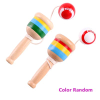 Montessori Wooden Skill Sword Cup Toy – Educational Throw & Catch Game