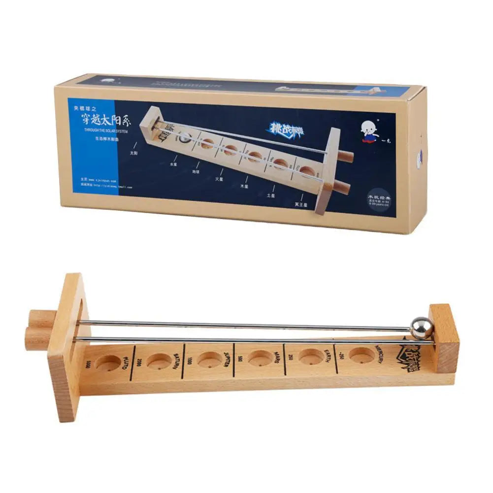 MEACAOFG Shoot The Moon Wooden Hockey Toy Party Bars Family Fun Games