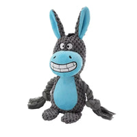 Stuffed Raw Small Joint Dog Chew Toy – Plush, Durable & Squeaky - BIG FRENCHIES