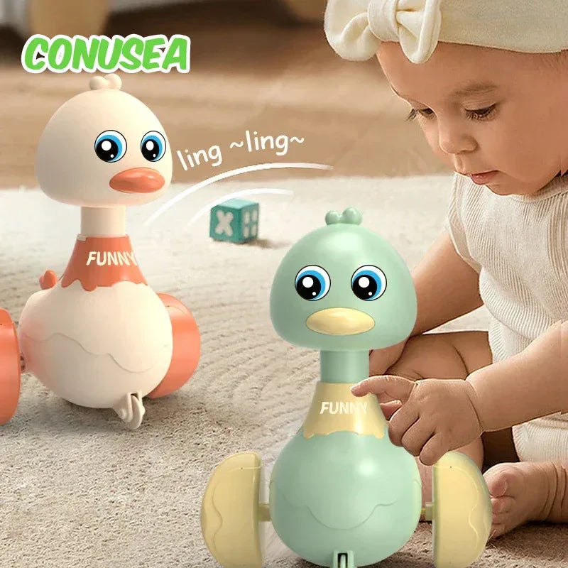 Baby Duck Pull Back Car – Cartoon Swing Toy for Toddlers Boys & Girls - BIG FRENCHIES
