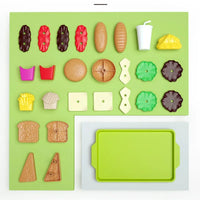 Children Hamburger Pretend Play Kitchen Toy Set – Sandwich & Fries - BIG FRENCHIES