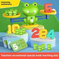 Frog Balance Math Toy | Kids Educational Addition & Subtraction Game - BIG FRENCHIES