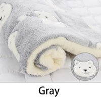 Flannel Pet Sleeping Mat & Dog Bed – Soft, Washable, and Durable - BIG FRENCHIES