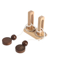 MEACAOFG Intelligent Unlock Toy Kong Ming Lock Brain Teaser Iq Puzzles Wooden Toys Montessori Children Adult Decompression Thinking Games