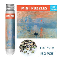 150PCS Oil Painting Jigsaw Puzzles – Mini Test Tube Educational Toy - BIG FRENCHIES