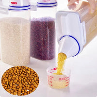 Dog & Cat Food Storage Container – 1.5kg/2kg with Measuring Cup - BIG FRENCHIES