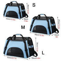 Portable Cat & Dog Carrier Bag – Foldable Breathable Travel Handbag - BIG FRENCHIES