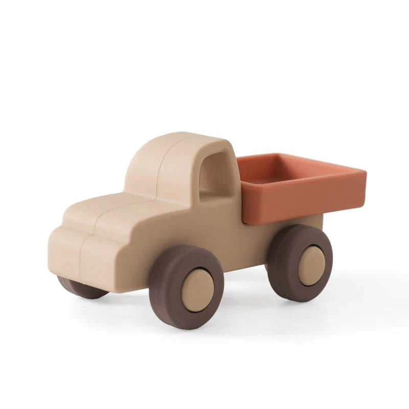 Baby Silicone Car Teether Toy Montessori Educational 0-12 Months