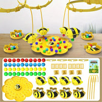 Little Bumblebee Fishing Puzzle Board Game - Interactive Educational Toy for Kids & Family Fun