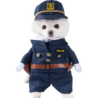 Halloween Dagger Pet Costume - Funny Knife-Holding Dog & Cat Standing Dress for Festival Dress-Up