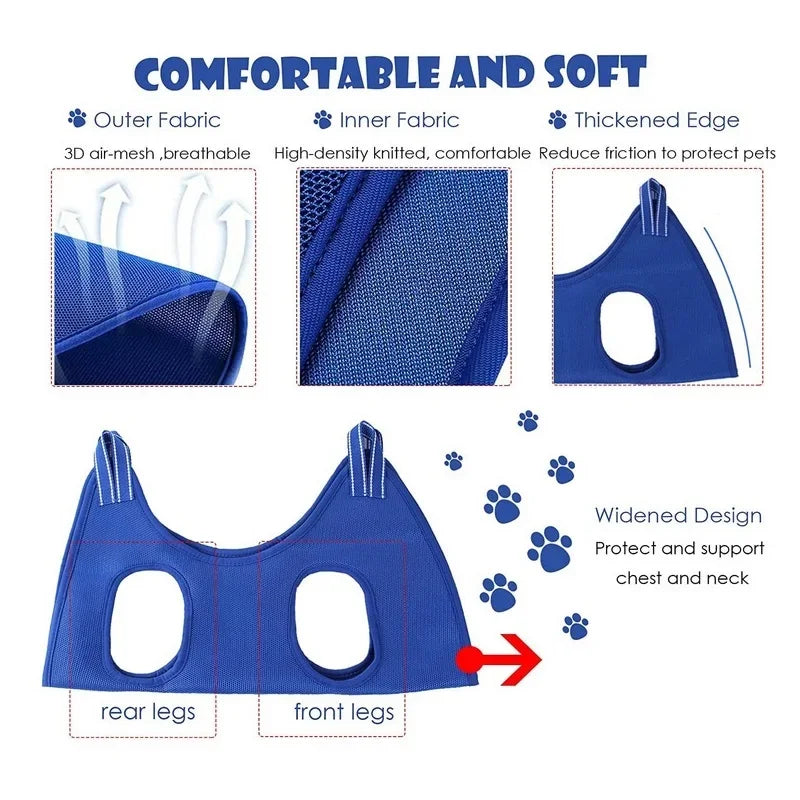Pet Grooming Hammock for Dogs and Cats - BIG FRENCHIES