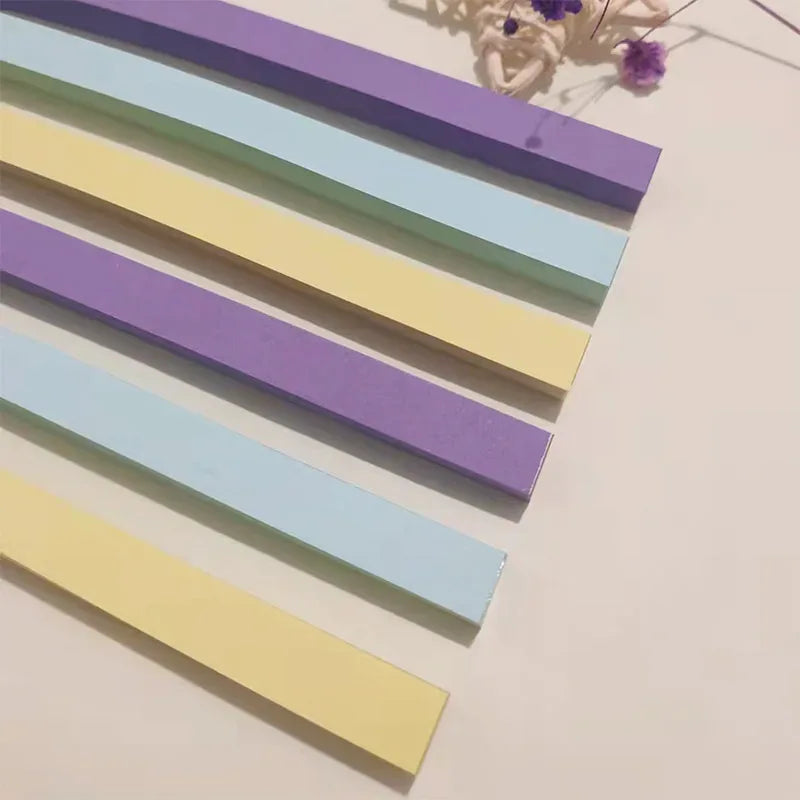 Lucky Star Origami Paper Strips Set – 540 Sheets, 27 Colors - BIG FRENCHIES