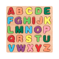 Wooden Alphabet & Number Puzzle | Montessori Learning Toy for Kids - BIG FRENCHIES