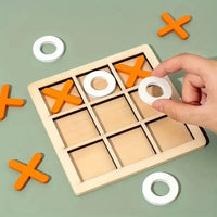 Montessori Wooden Mini Chess Puzzle Game – Brain Training Toy for Kids - BIG FRENCHIES