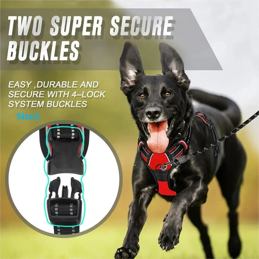 Heavy Duty Tactical Dog Harness with Handle - BIG FRENCHIES