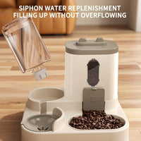 2 in 1 Fully Automatic Pet Food & Water Dispenser - BIG FRENCHIES