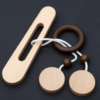 Wooden Ring Unlocking Game | Magic Ring Kongming Lock Puzzle Toy - BIG FRENCHIES