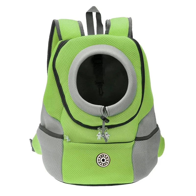 Double Shoulder Pet Carrier Backpack – Breathable Travel Dog Bag - BIG FRENCHIES