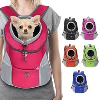 Double Shoulder Pet Carrier Backpack – Breathable Travel Dog Bag - BIG FRENCHIES