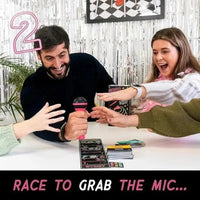 Lucky Egg Grab The Mic – Family Karaoke Board Game for 2-10 Players