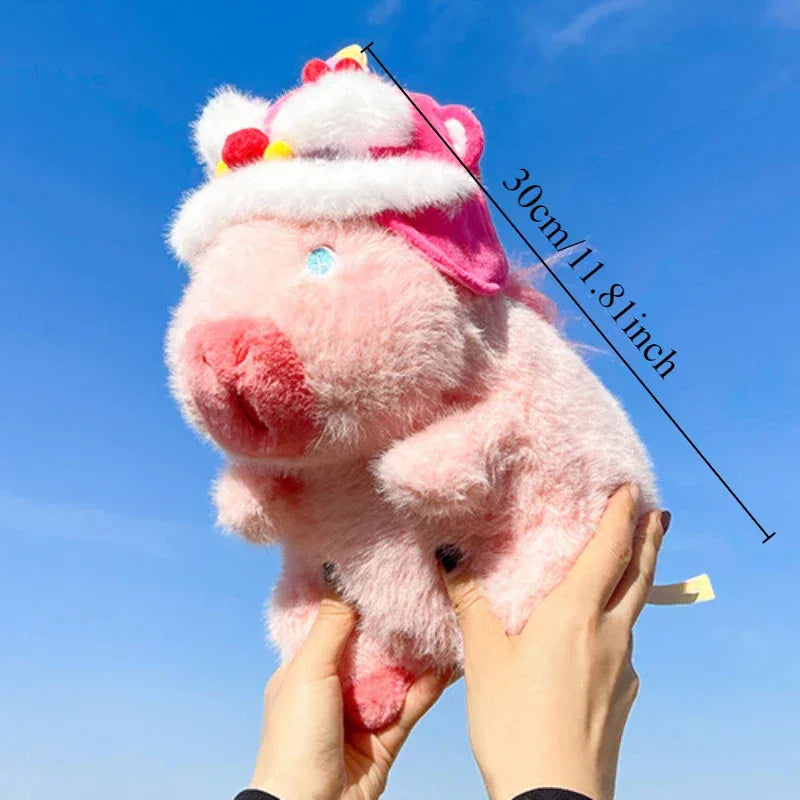 Capybara Plush Toy Set – Mommy with 4 Little Capibara Plush Dolls - BIG FRENCHIES