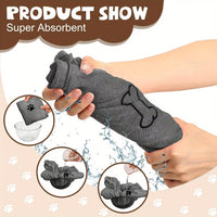Quick-Drying Microfiber Dog Towel – Super Absorbent - BIG FRENCHIES