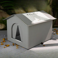 Waterproof Outdoor Pet House – Winter Warm Cat & Small Dog Cave Bed | Foldable, Washable, Cozy Shelter - BIG FRENCHIES