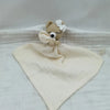 Baby Bib with Sleeping Animals Rattle