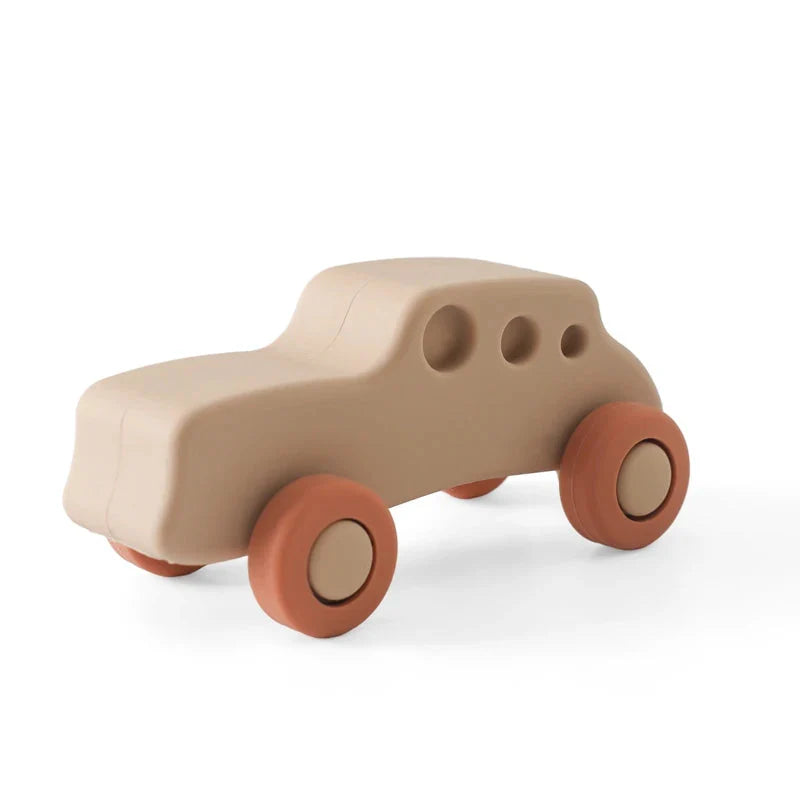 Baby Silicone Car Teether Toy Montessori Educational 0-12 Months