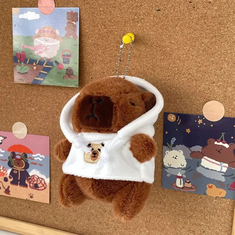 Cute Capybara Plush Toy Hoodie – Small Winged Stuffed Doll for Kids