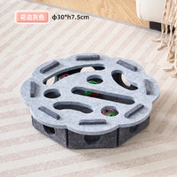 Cat Fun Box – Interactive Puzzle Toy for Indoor Cats, Scratching & Digging Activity Box with Bell Balls - BIG FRENCHIES