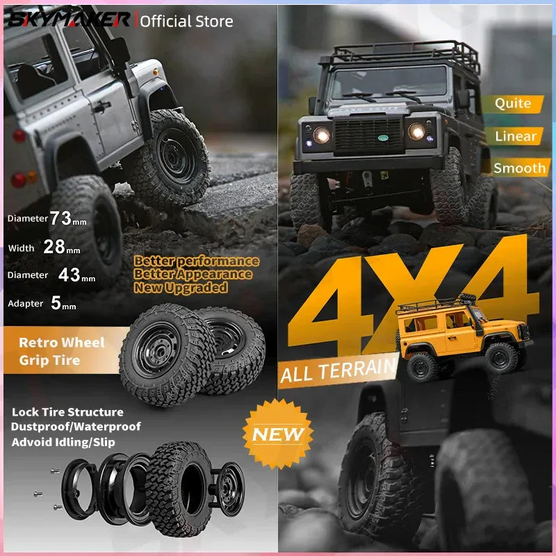 1:12 RC Car MN99s MN98 4WD Rock Crawler Remote Control Truck Toy - BIG FRENCHIES