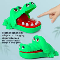 New Family Toys Crocodile Teeth Toys Alligator Family Party Toy Interactive Mini Biting Finger Game Non‑Toxic for Family Games