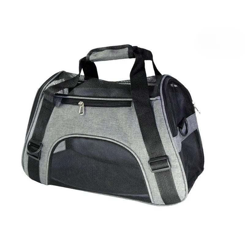 Portable Dog & Cat Travel Carrier – Breathable Mesh Pet Handbag - BIG FRENCHIES