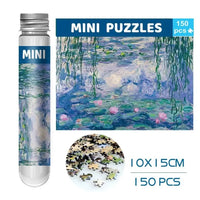150PCS Oil Painting Jigsaw Puzzles – Mini Test Tube Educational Toy - BIG FRENCHIES
