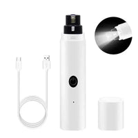 New Electric Pet Nail Grinder – USB Rechargeable LED Dog & Cat Clippers